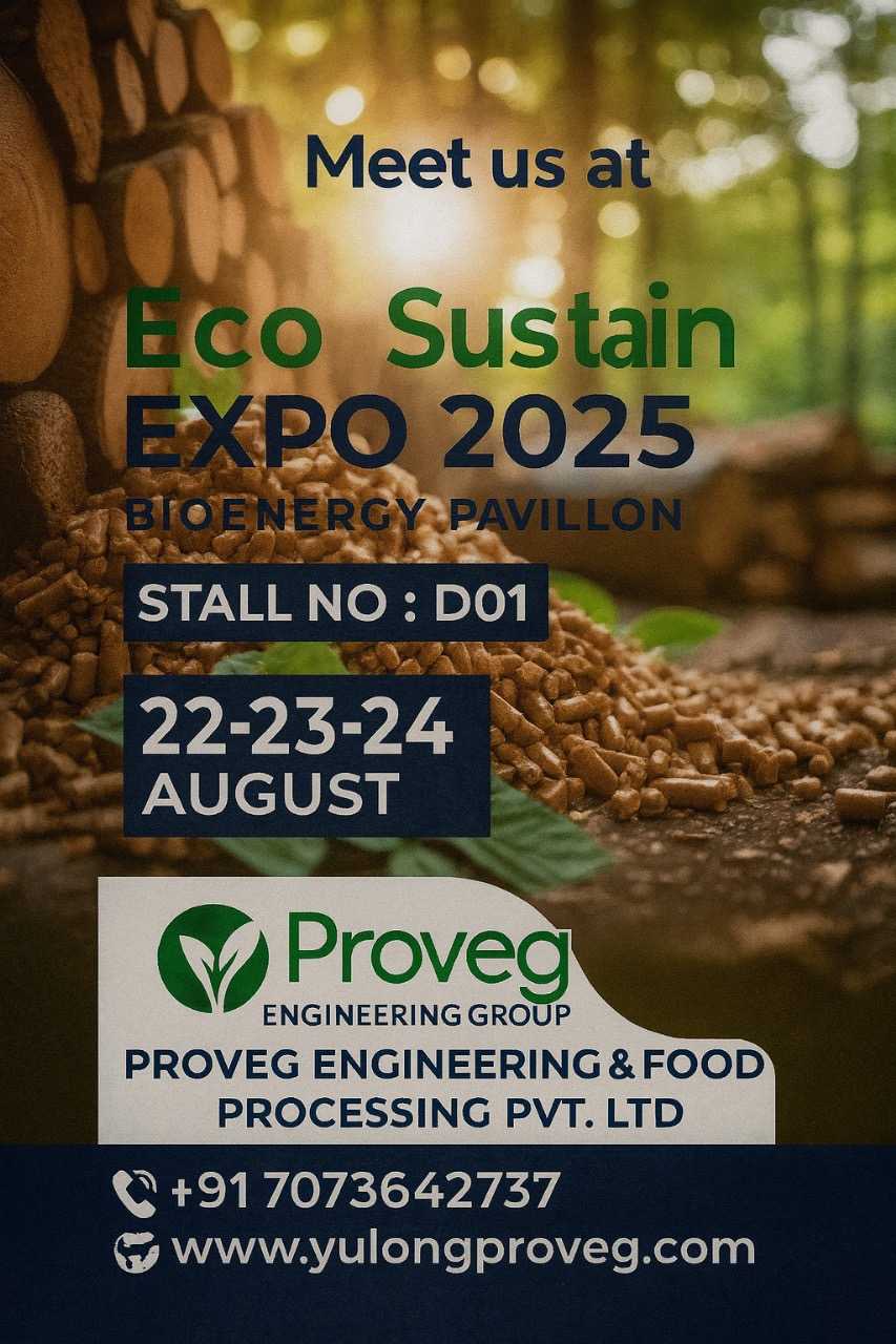 Join Proveg Engineering at Eco Sustain Expo 2025 | Biomass Pellet & Bioenergy Solutions – Stall D01