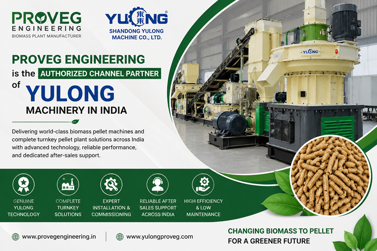Proveg Engineering - The Trusted Channel Partner of Yulong Pellet Machines in India