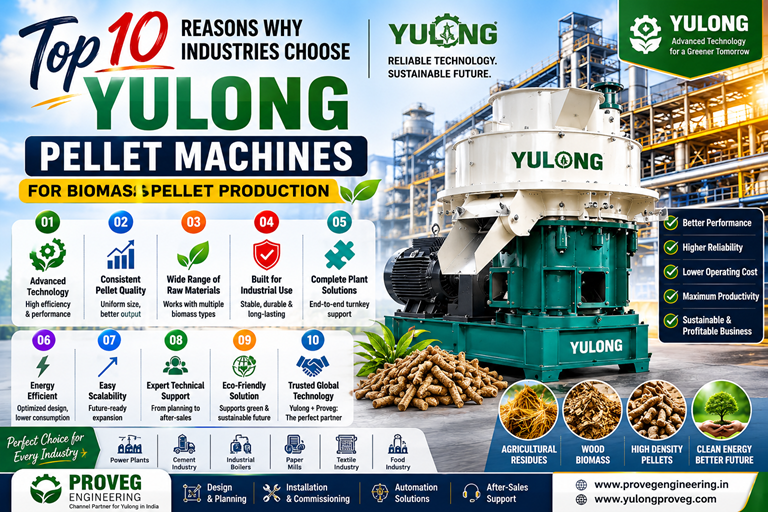 Top 10 Reasons Why Industries Choose Yulong Pellet Machines for Biomass Pellet Production
